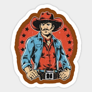 Cowboy - Rodeo, Country Sticker